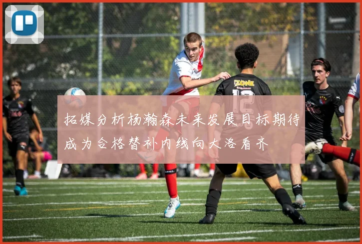 拓媒分析杨瀚森未来发展目标期待成为合格替补内线向大洛看齐
